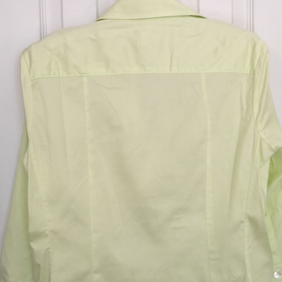 Stretch cotton 3/4 sleeve button down - Picture 5 of 5